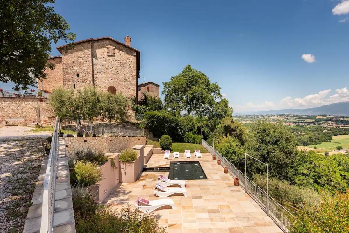 Il Castello Di Perchia Aparthotel Crocemaroggia Eksteriør bilde